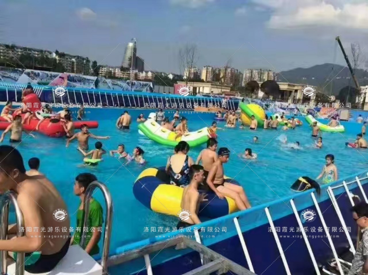 蚌埠水上乐园支架泳池